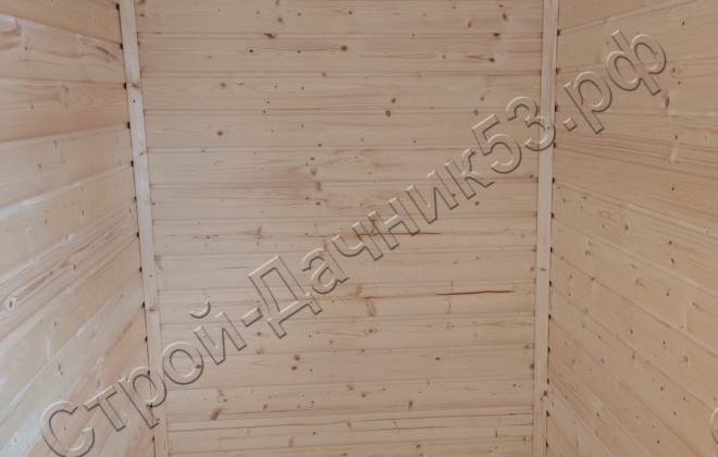 4 Каркасно-щитовой дом  Д-19, 6х6м, 36 М², Московская область, Шаховской район, ДНП Рождествено-2 (17)